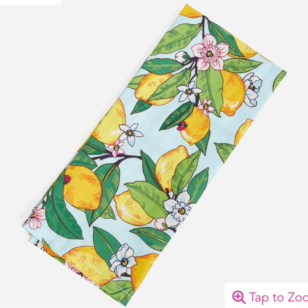 Vera Bradley Kitchen Towels in Lemon Grove Set of 2